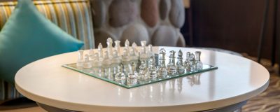 Agate Beach Inn lobby games
