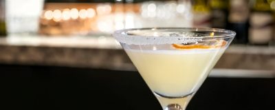 Lemon Drop Drink at Sea Glass Bistro & Lounge