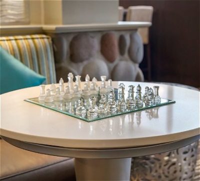 Agate Beach Inn lobby games