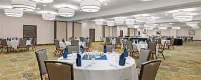 Photo of Agate Ballroom in banquet style