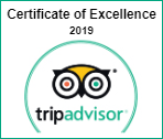 TripAdvisor Certificate of Excellence